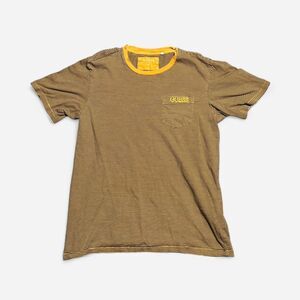 Guess orange and black striped small size T shirt